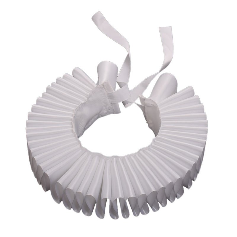 GRACEART Renaissance Elizabethan Ruffle Neck Collar white - Image 1